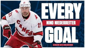 Tous les buts de Nino Niederreiter la saison dernière