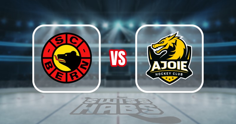 Formation des équipes et joueurs indisponibles pour le match Berne vs Ajoie