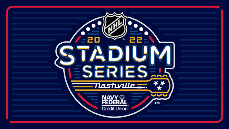 Un logo festif pour les Stadium Series de NHL