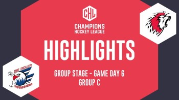 Résumé vidéo des matchs des Suisses en Champions Hockey League