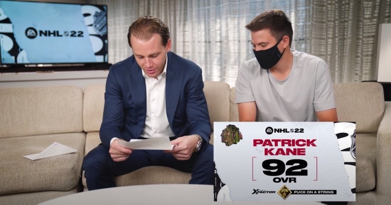 Les joueurs de NHL découvrent leur note dans NHL 22
