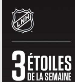 Les 3 étoiles de la semaine en NHL