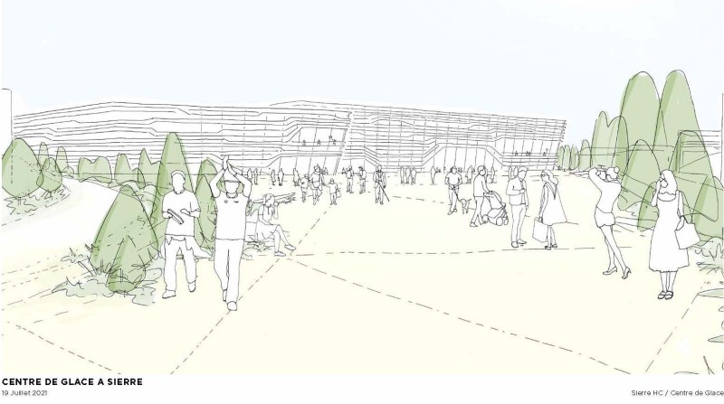 Nouvelle patinoire : les détails du HC Sierre
