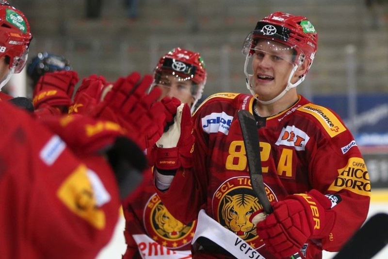 Harri Pesonen s'adresse aux fans de Langnau