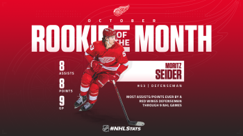 Moritz Seider est la recrue la plus performante de ce début de saison