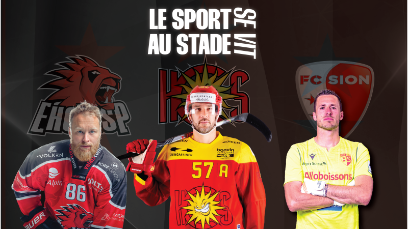 Foot et hockey valaisan lancent une actions commune inédite