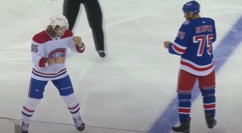 Michael Pezzetta n'aurait peut-être pas dû défier Ryan Reaves