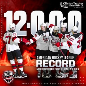 Les Utica Comets signent un record d'American Hockey League