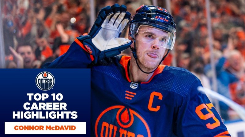 Un petit top 10 de la carrière de Connor McDavid pour bien débuter la soirée