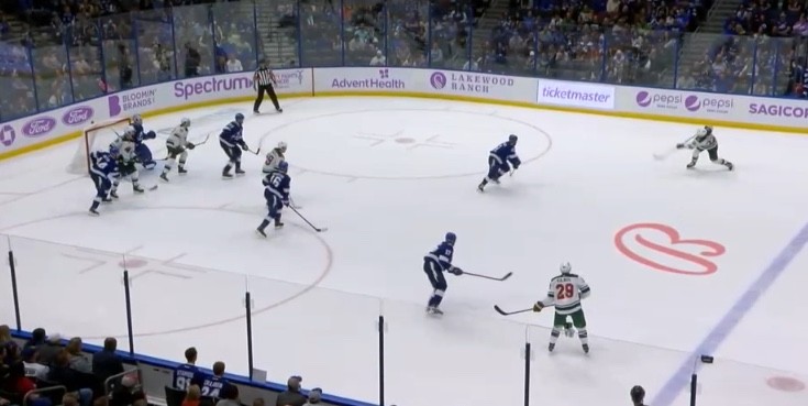 Le Wild finit par céder face au Lightning malgré un gros match de Kevin Fiala