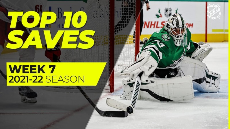 Les 10 plus beaux arrêts de la dernière semaine de NHL