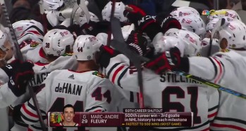 Une ovation du Centre Bell pour... Marc-Andre Fleury