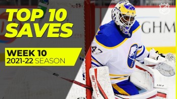 Top 10 des plus beaux arrêts de la dernière semaine en NHL
