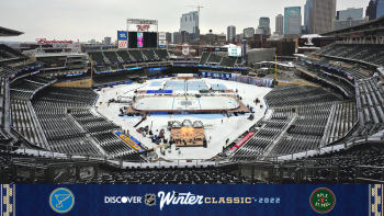 Timelapse de la mise en place de la Winter Classic