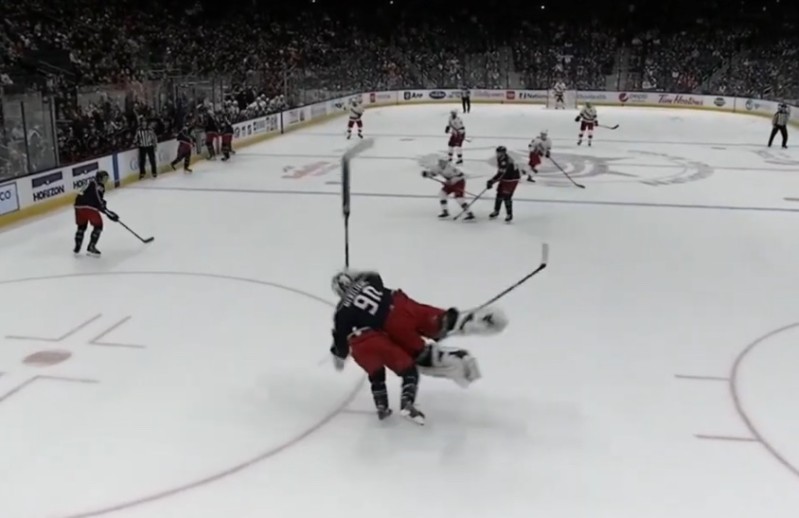 Ce n'était décidément par la soirée d'Elvis Merzlikins et des Blue Jackets