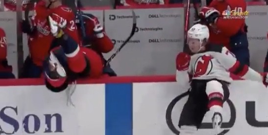 Jesper Boqvist a vu le train Ovechkin de très près