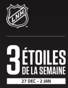 Les 3 étoiles de la semaine en NHL