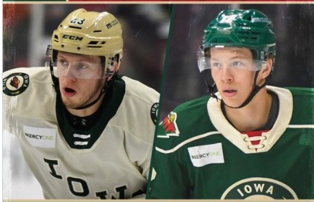 Marco Rossi et Matt Boldy vont faire leurs débuts en NHL