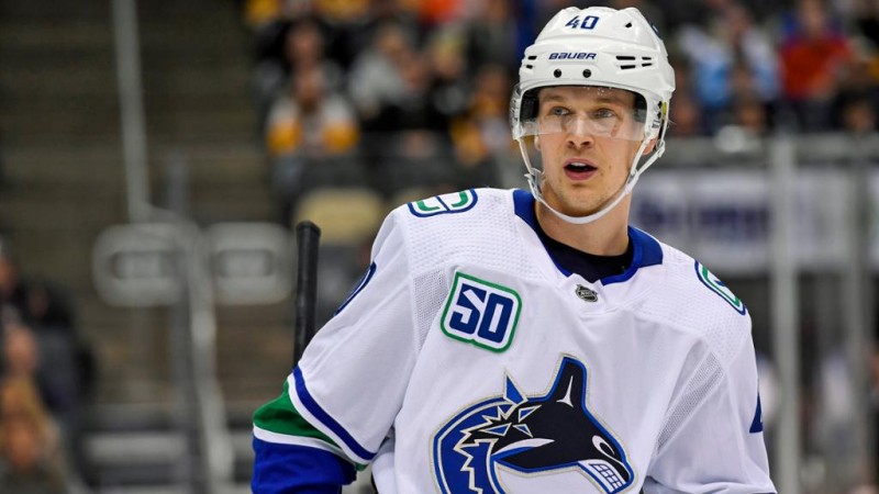 Elias Pettersson également sur la touche