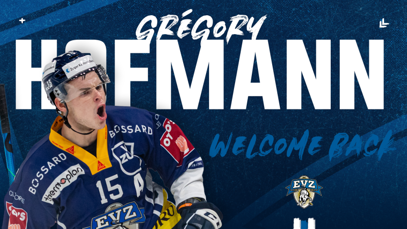 Grégory Hofmann retrouve l'EV Zoug