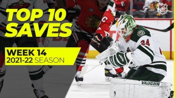 Les 10 plus beaux arrêts de la dernière semaine de NHL