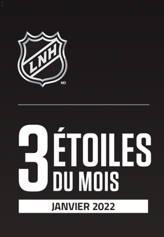 Les 3 étoiles du mois de janvier en NHL