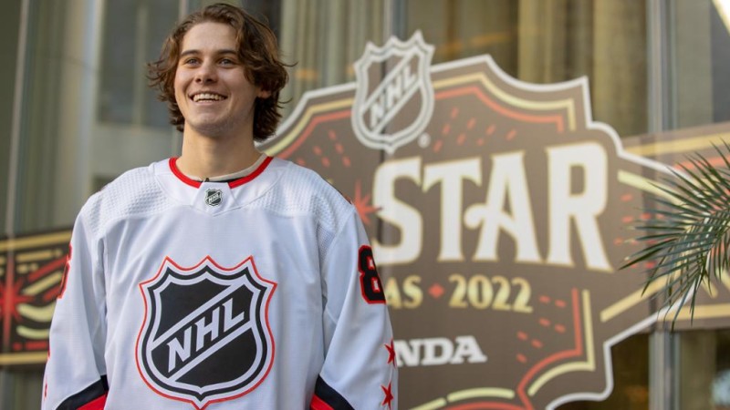 Jack Hughes positif au covid après sa participation au match des étoiles
