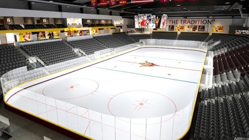 Janis Moser et les Coyotes joueront bien à l'avenir dans une patinoire de 5'000 places