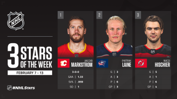 Nico Hischier troisième étoile de la semaine en NHL