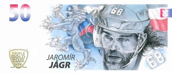 Jaromír Jágr aura son propre billet de banque