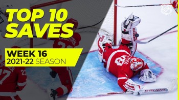 Top 10 des plus beaux arrêts de la semaine écoulée en NHL