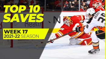 Les plus beaux arrêts de la semaine écoulée en NHL