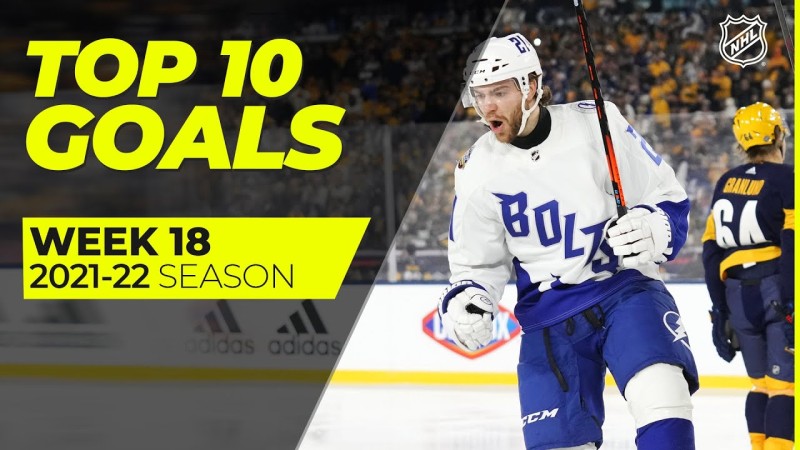 Les 10 plus beaux buts de la dernière semaine de NHL
