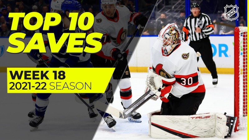Les 10 plus beaux arrêts de la dernière semaine de NHL