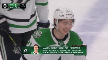 Jason Robertson signe un nouveau hattick en deux matchs consécutifs