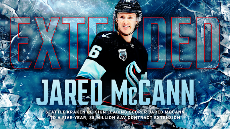 Prolongation de contrat de 5 ans pour Jared McCann