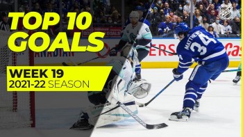 Top 10 des plus beaux buts et arrêts de la semaine écoulée en NHL