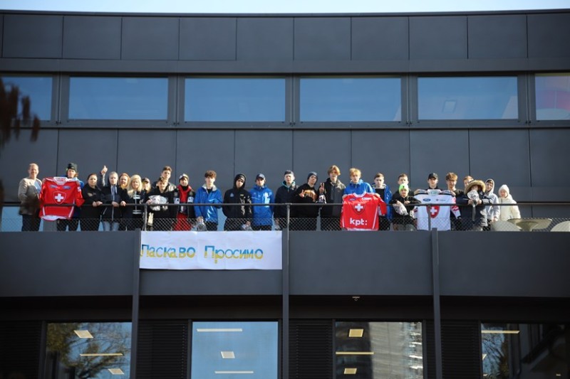 Joli geste de de la fédération suisse envers son homologue ukrainienne