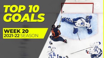 Les 10 plus beaux buts de la dernière semaine de NHL