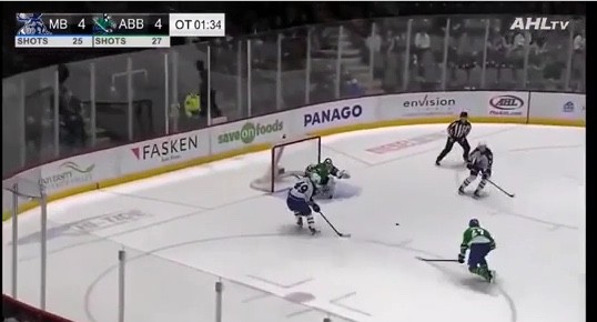 Deux séquences un peu particulières cette nuit en AHL