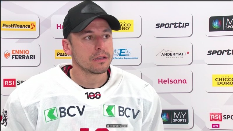 Francis Paré impressionné par les fans d'Ambri et relance les Lausannois pour mardi