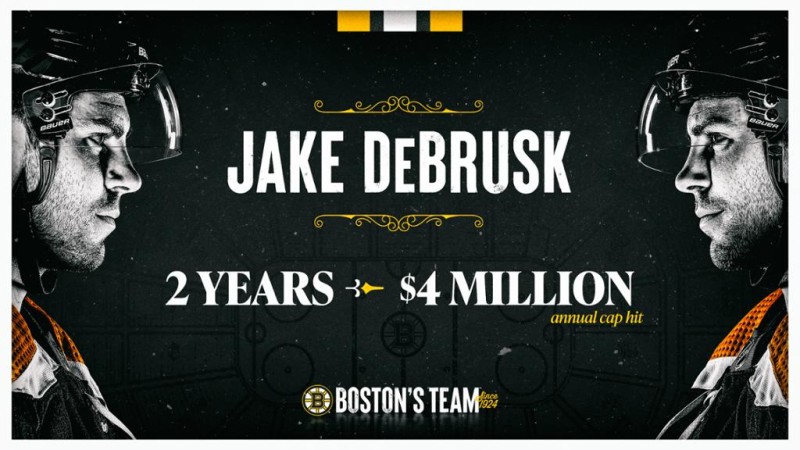 Jake DeBrusk prolonge avec les Bruins
