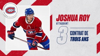Joshua Roy sous contrat avec le Candien