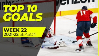 Les 10 plus beaux buts de la dernière semaine de NHL