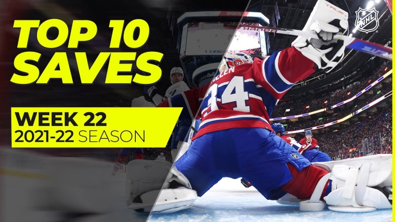 Les 10 plus beaux arrêts de la dernière semaine de NHL