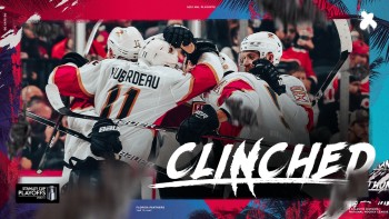 Les Panthers sont la première équipe qualifiée pour les play-offs de NHL