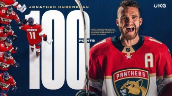 Les Panthers et Jonathan Huberdeau alignent les records