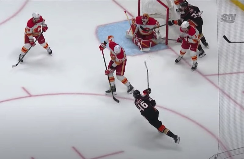 Un fort joli but de Trevor Zegras