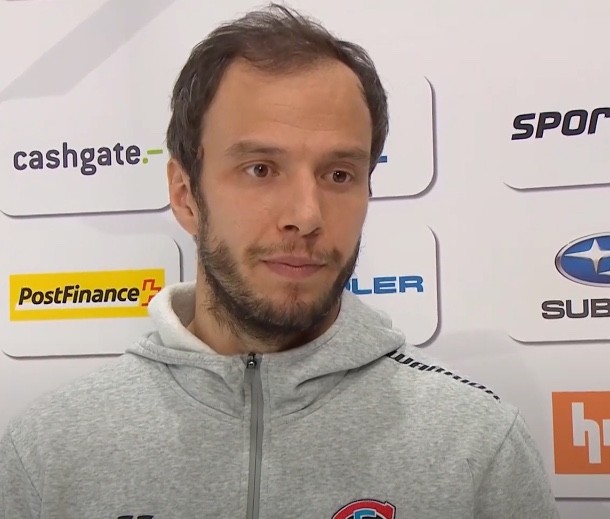 Interview d'après-match de Julien Sprunger, Yannick Weber, Grégory Hofmann et Valentin Nussbaumer