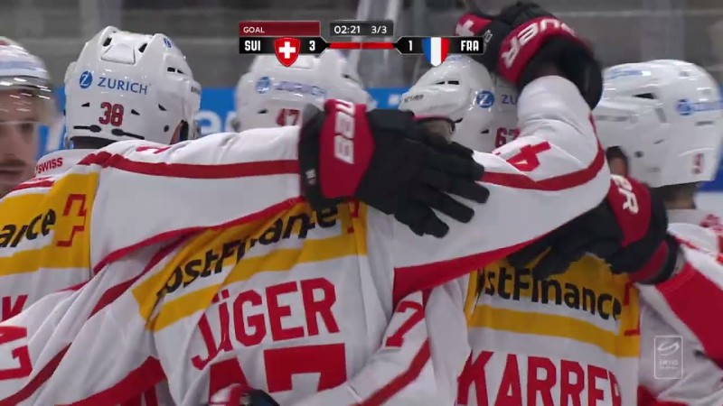 La victoire de la Suisse sur la France en images